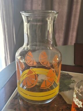 Vintage 1970s Libbey of Canada Clear Glass Carafe Pitcher